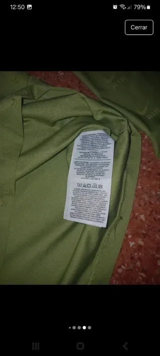 Camiseta Nike Air Verde Talla M