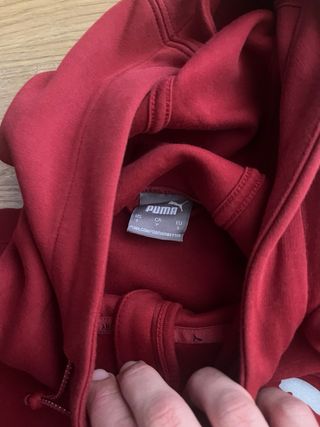 Sudadera Puma Roja Slim Fit