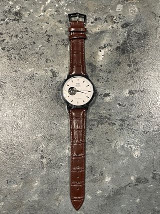 Reloj Mod Orient Automático Open Heart Marrón