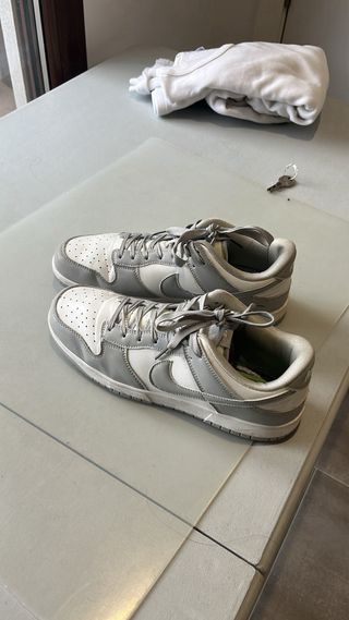 Nike Dunk Low Gris Blanco Talla 43