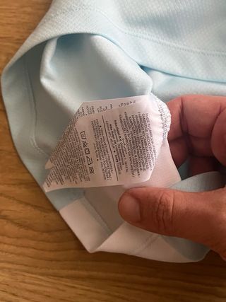 Camiseta Nike Slim Fit Azul y Blanca