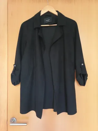 Chaqueta Pull and Bear Negra Talla XS