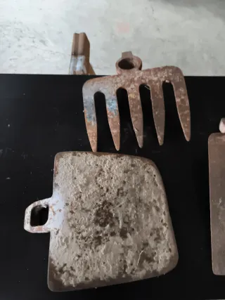 Lote herramientas antiguas de labranza