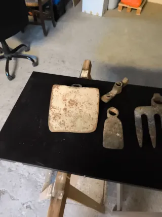 Lote herramientas antiguas de labranza