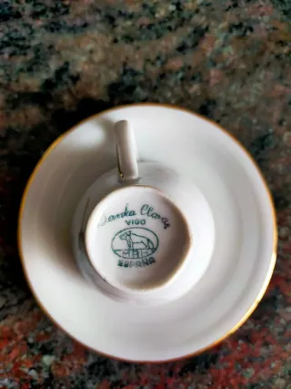 Juego de café 12 tazas porcelana