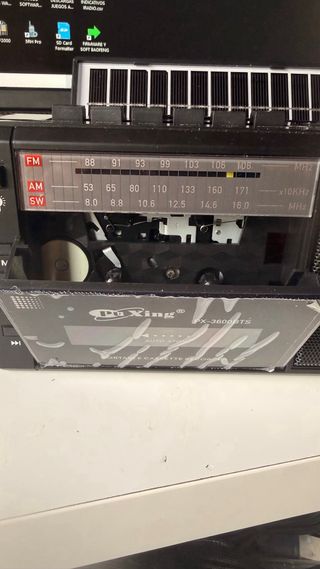 PuXing PX-3600BTS Radio Cassette Solar tres bandas