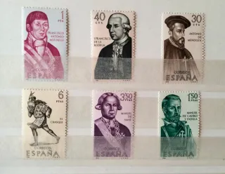 Lote 6 sellos España