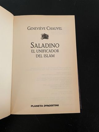 Libro Saladino: El unificador del Islam
