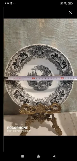 Plato La Cartuja de Sevilla Diseño Clásico