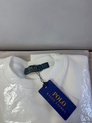 Sudadera Polo Ralph Lauren Blanca