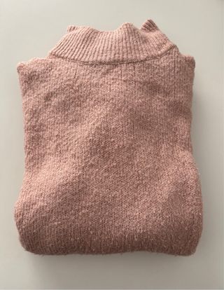 Jersey Pull&Bear cuello alto rosa