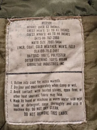 M65 + liner - chaqueta Militar Alpha Industries