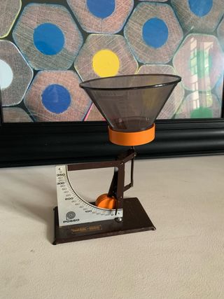 Bilancia Posso vintage arancione