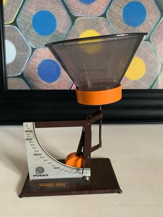 Bilancia Posso vintage arancione