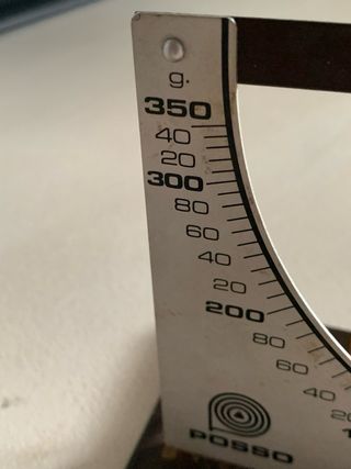 Bilancia Posso vintage arancione