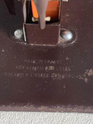 Bilancia Posso vintage arancione