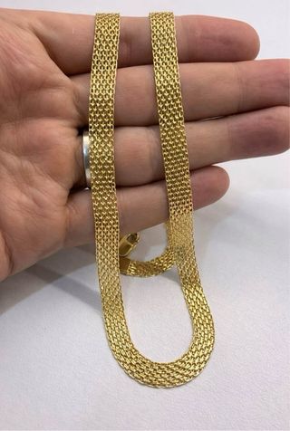 Cadena Oro Italiano Tejido Chinesco 18.60g