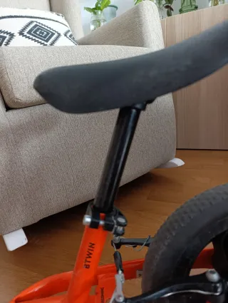 Bicicleta aprendizaje infantil naranja