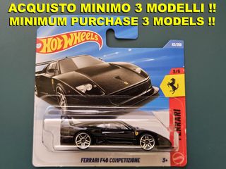 Hot Wheels Ferrari F40 Competizione nera