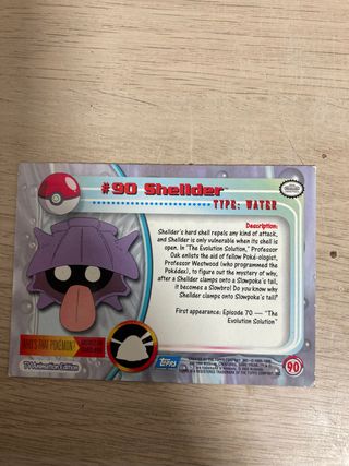 Cromo Pokémon #90 Shellder