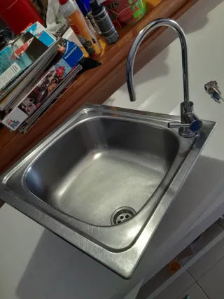 Fregadero para camper