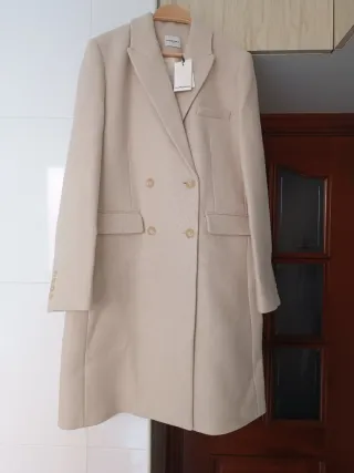 Abrigo Claudie Pierlot Beige