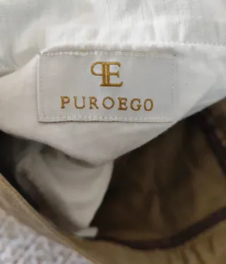 Pantalón de vestir beige hombre