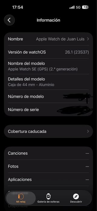 Apple Watch SE 44mm Beige/Gris