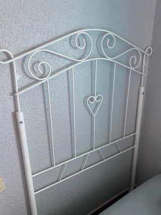 Cabecero hierro cama 90cm