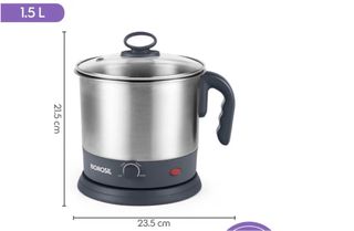 Borosil 1.5L Acero inoxidable Hervidor eléctrico