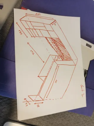 Mueble dormitorio modular madera