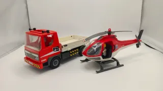 Camión y helicóptero Playmobil