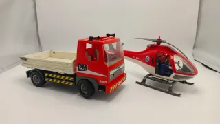 Camión y helicóptero Playmobil