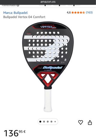 Pala Padel Bullpadel Vertex 04 Comfort