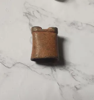 Sello antiguo de metal para cartas de Monjes