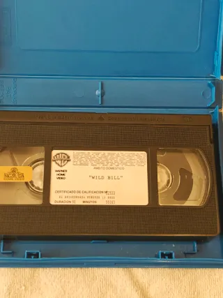 VHS Wild Bill Película Western Español