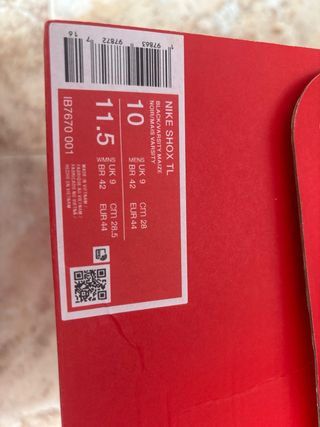 Zapatillas Nike Shox R4 Azul y Negro