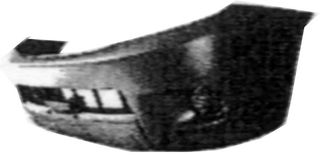 Paragolpes Delantero (Negro) (Sin Agujeros) 2Wd para Toyota HILUX 2006