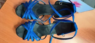 Zapatos de baile azul