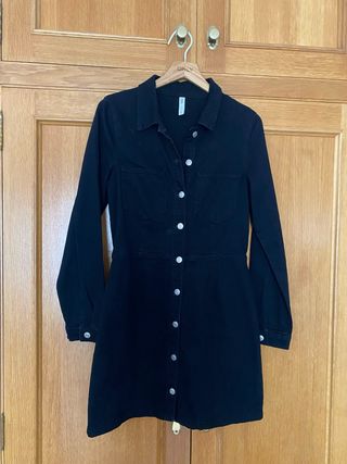 Vestido vaquero negro