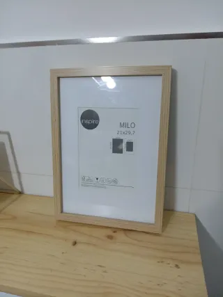 Marco de fotos MILO madera claro