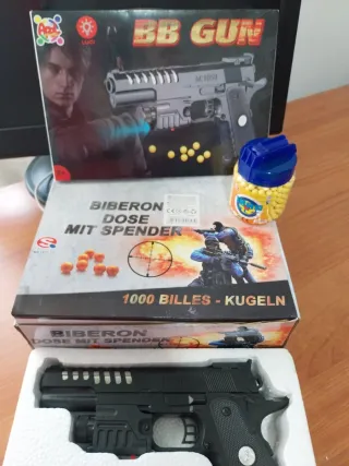 Balines de plástico 1000 uds