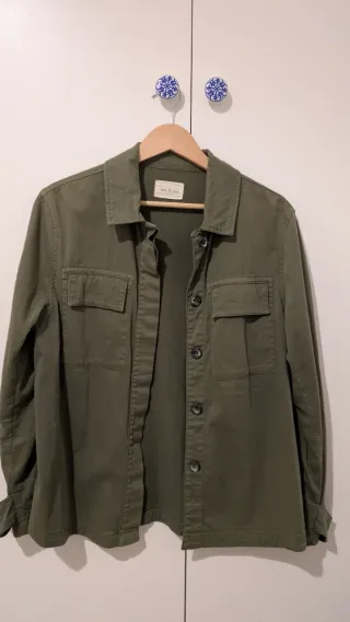 Chaqueta verde militar eseoeso