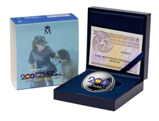 Moneda 10€ Bicentenario Policía Nacional 2024