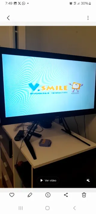 Consola V.Smile VTech Morado/Naranja