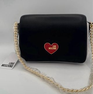 Borsa Love Moschino cuore rosso nera