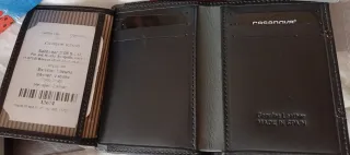 Cartera Casanova Hombre Negra y Gris