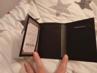 Cartera Casanova Hombre Negra y Gris