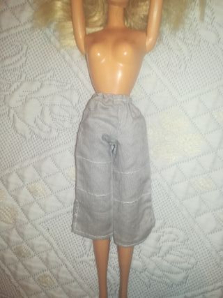 Calças Cinzentas para Boneca