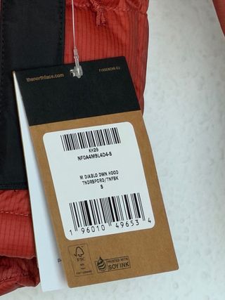 The North Face Diablo Hoodie 700 Roja Talla S